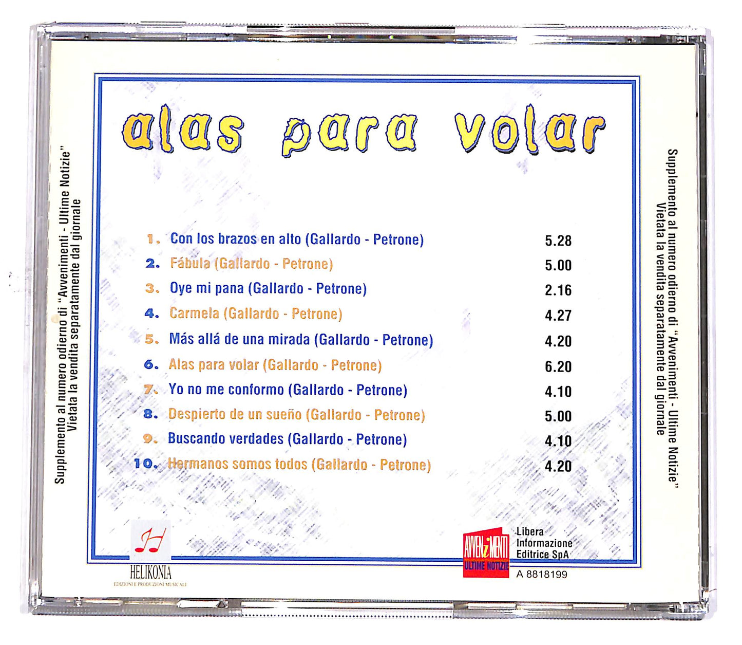 EBOND Various - Alas Para Volar EDITORIALE CD CD049553