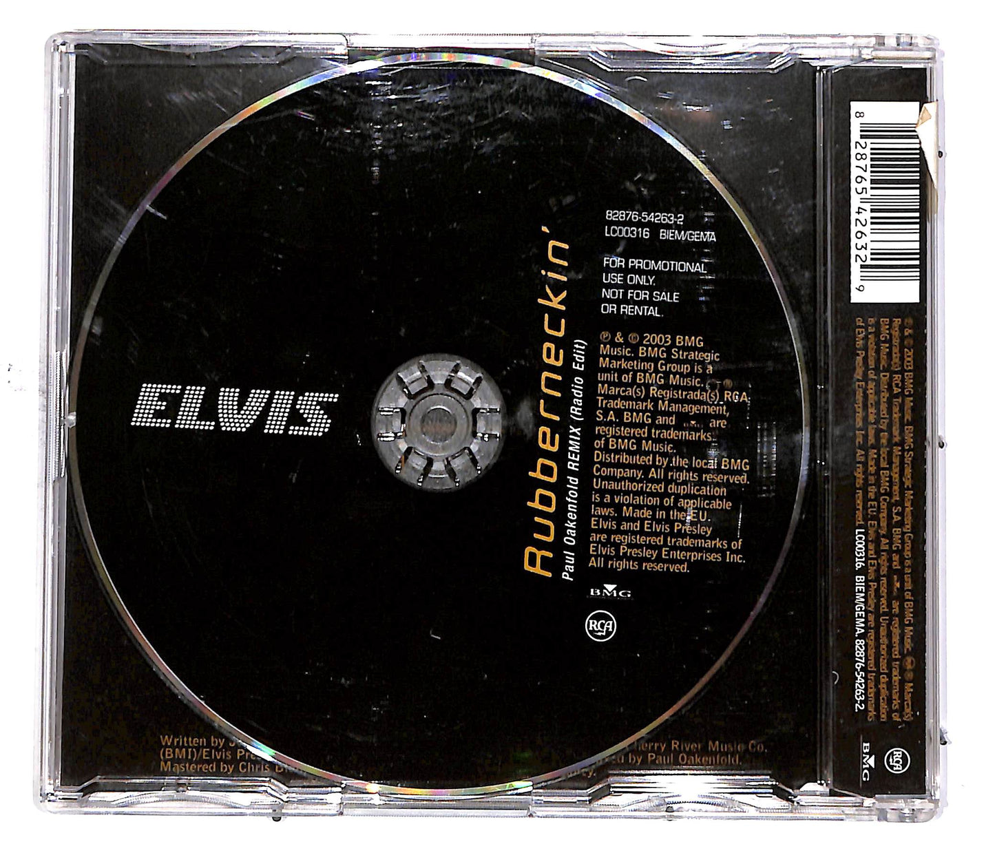EBOND Elvis Presley - Rubberneckin' (Paul Oakenfold Remix) CD CD049569