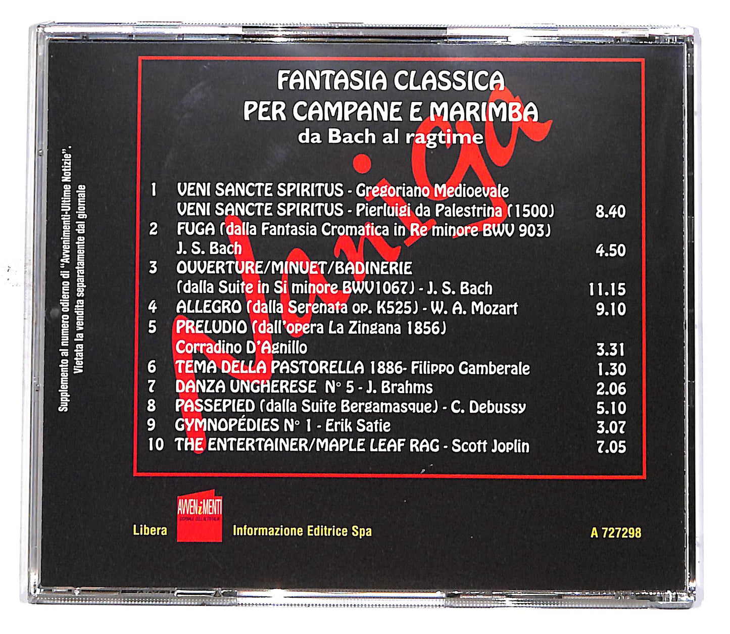 EBOND Naniga - Fantasia Classica Per Campane E Marimba EDITORIALE CD CD049645