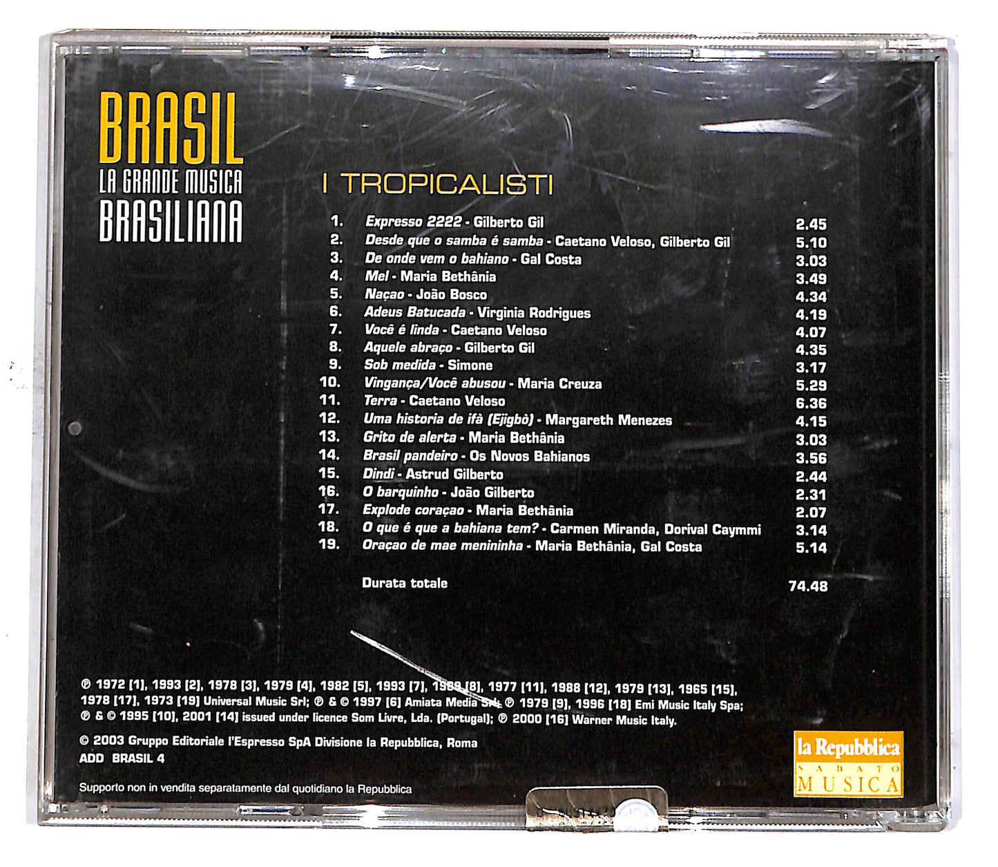 EBOND Various - Brasil - 4 I Tropicalisti EDITORIALE CD CD049654