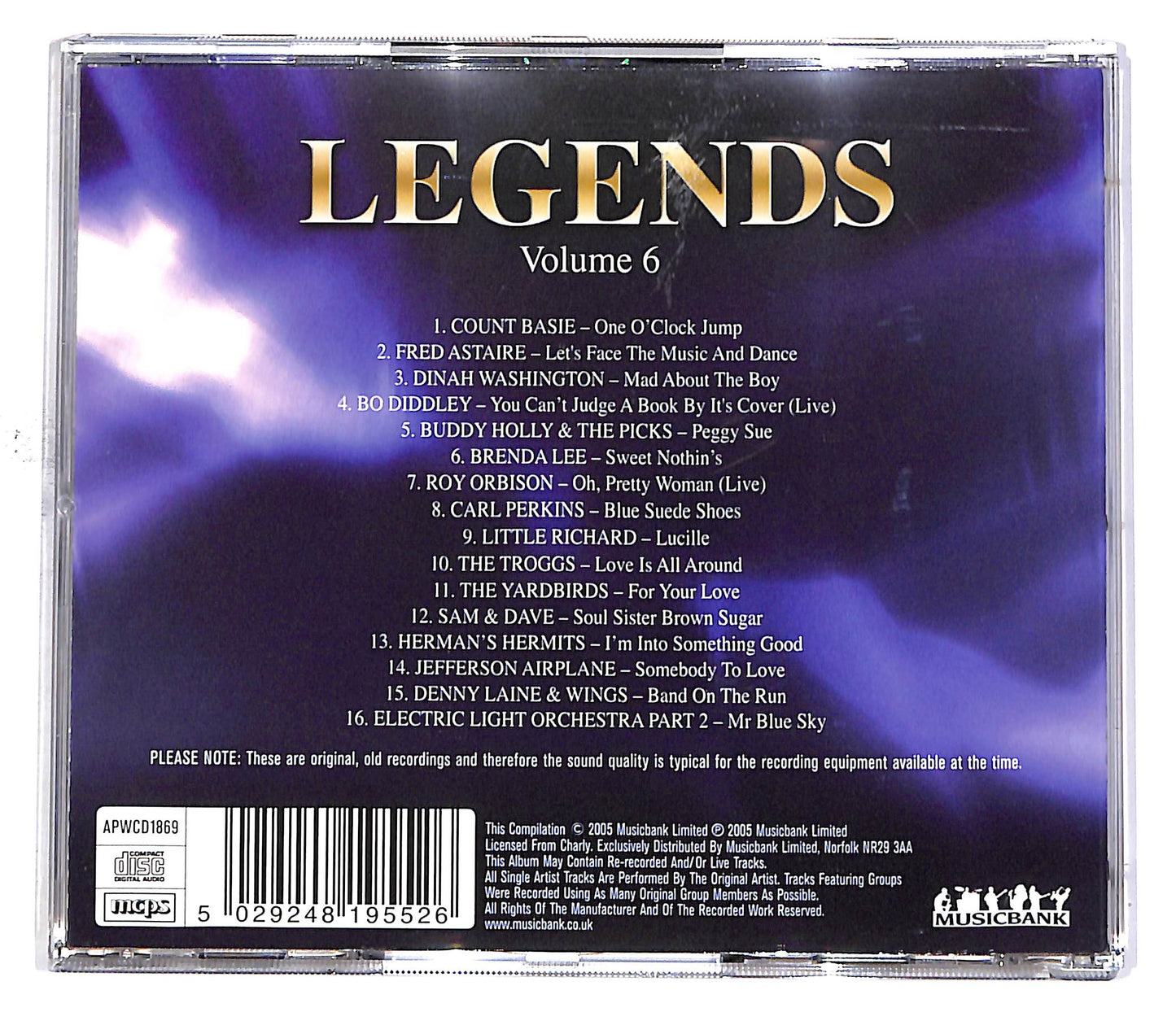 EBOND Various - Legends - Volume 6 CD CD049705