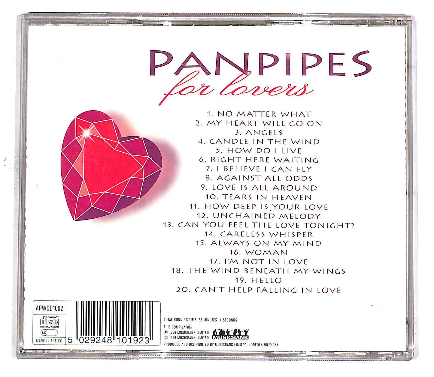 EBOND Various - Panpipes For Lovers CD CD049708