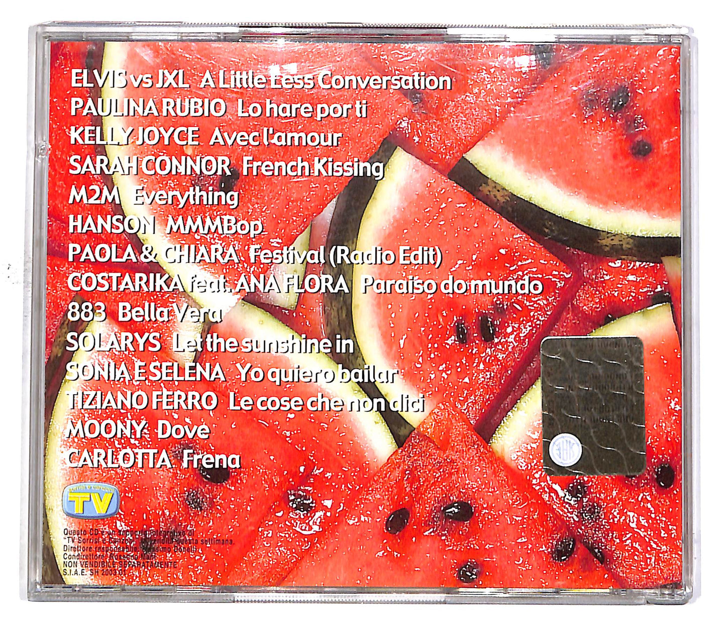 EBOND Various - Hot Summer 2003 - Uno EDITORIALE CD CD049714