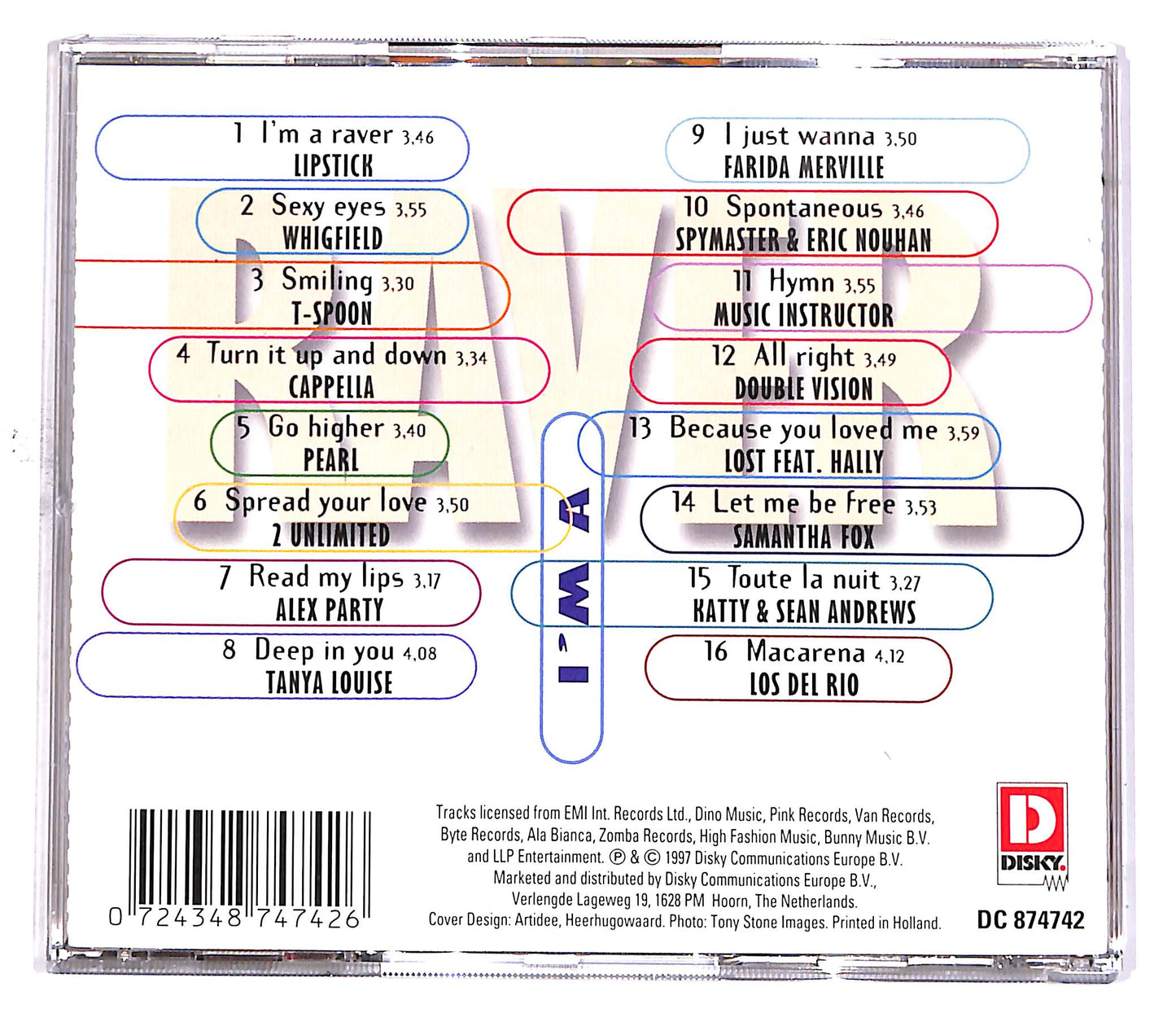 EBOND Various - I'm A Raver CD CD049727