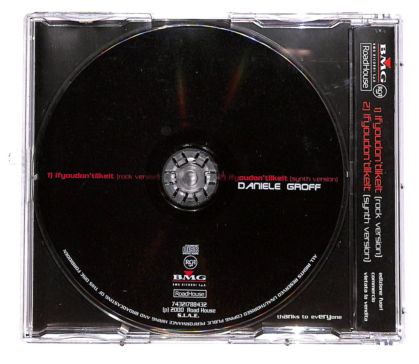 EBOND Daniele Groff - Ifyoudon'tlikeit PROMO CD CD049736