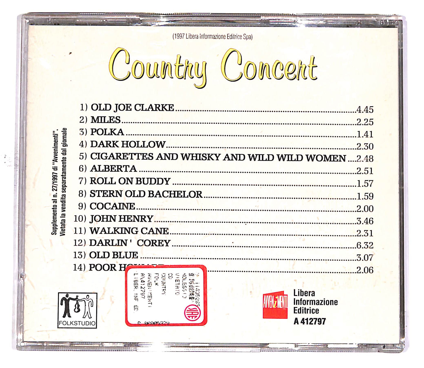 EBOND Francis Kuipers - Country Concert EDITORIALE CD CD049748