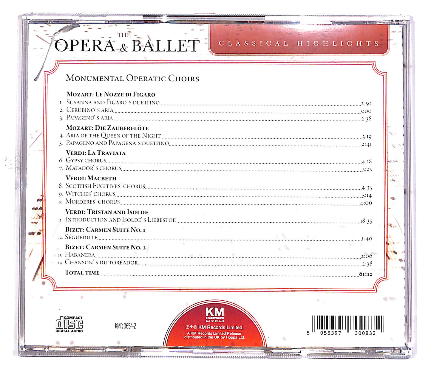 EBOND Various - The Opera & Ballet - Monumental Operatic Choirs CD CD049753