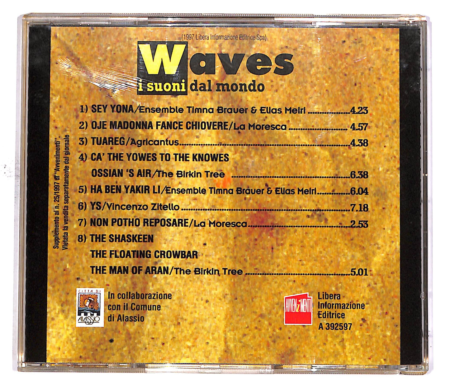 EBOND Various - Dal Mediterraneo all'Irlanda EDITORIALE CD CD049821