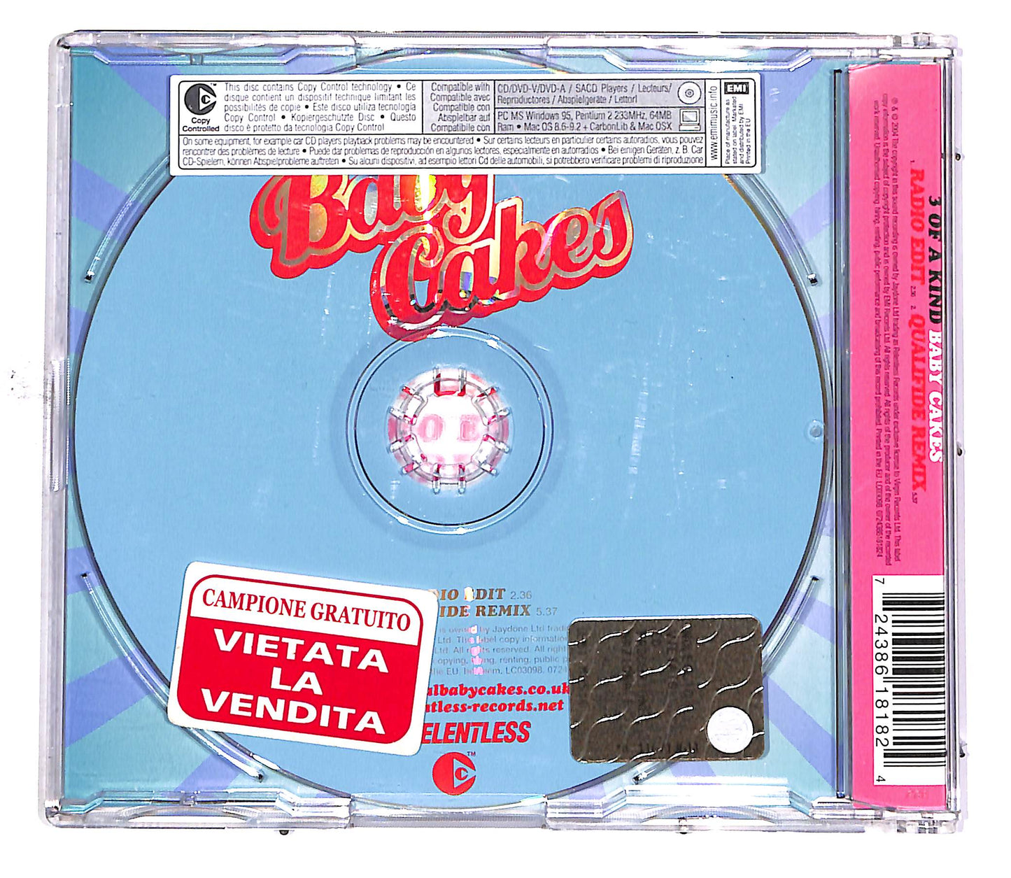 EBOND 3 Of A Kind - Baby Cakes CD CD049861