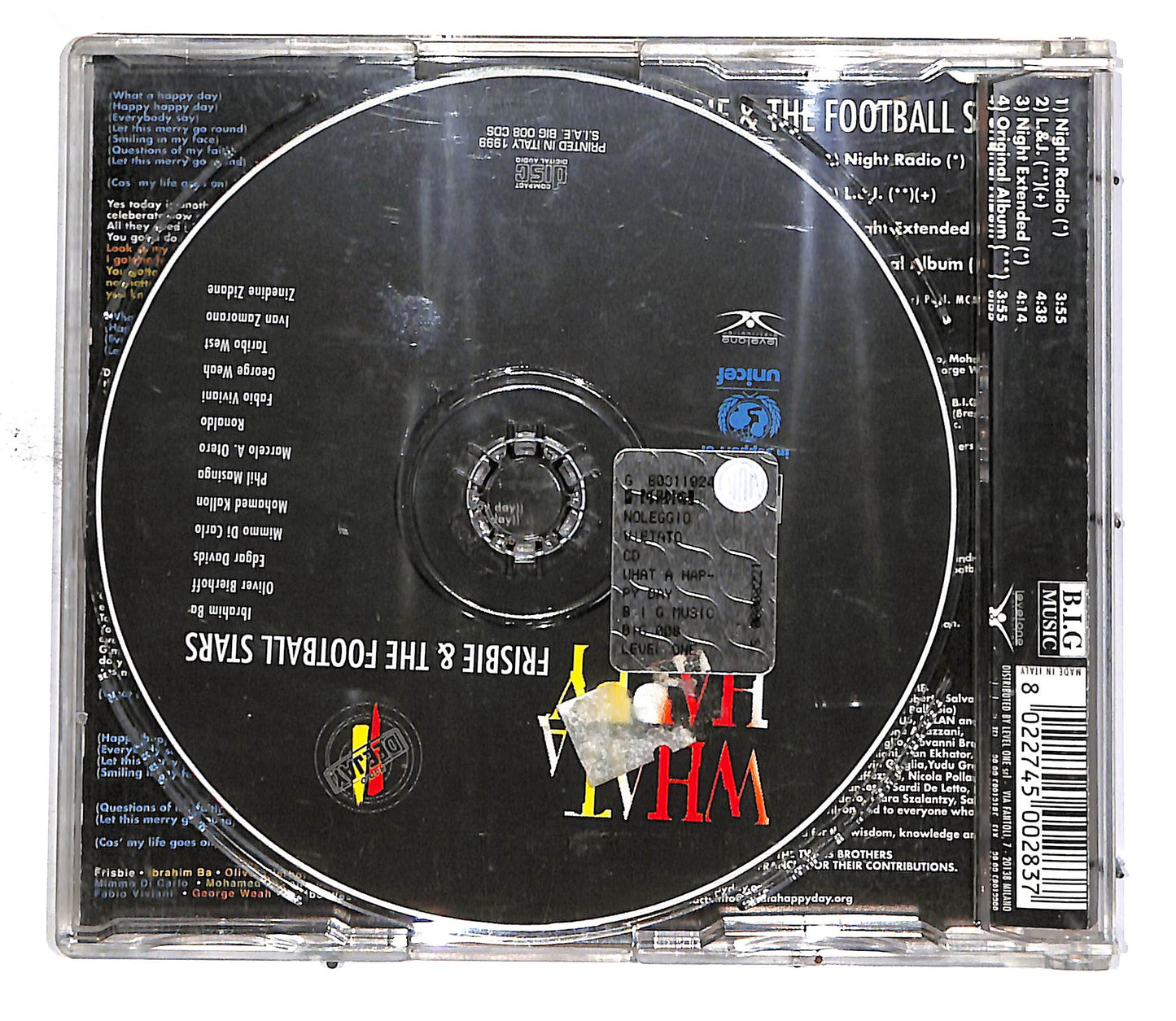 EBOND Frisbie & The Football Stars - What A Happy Day CD CD049915