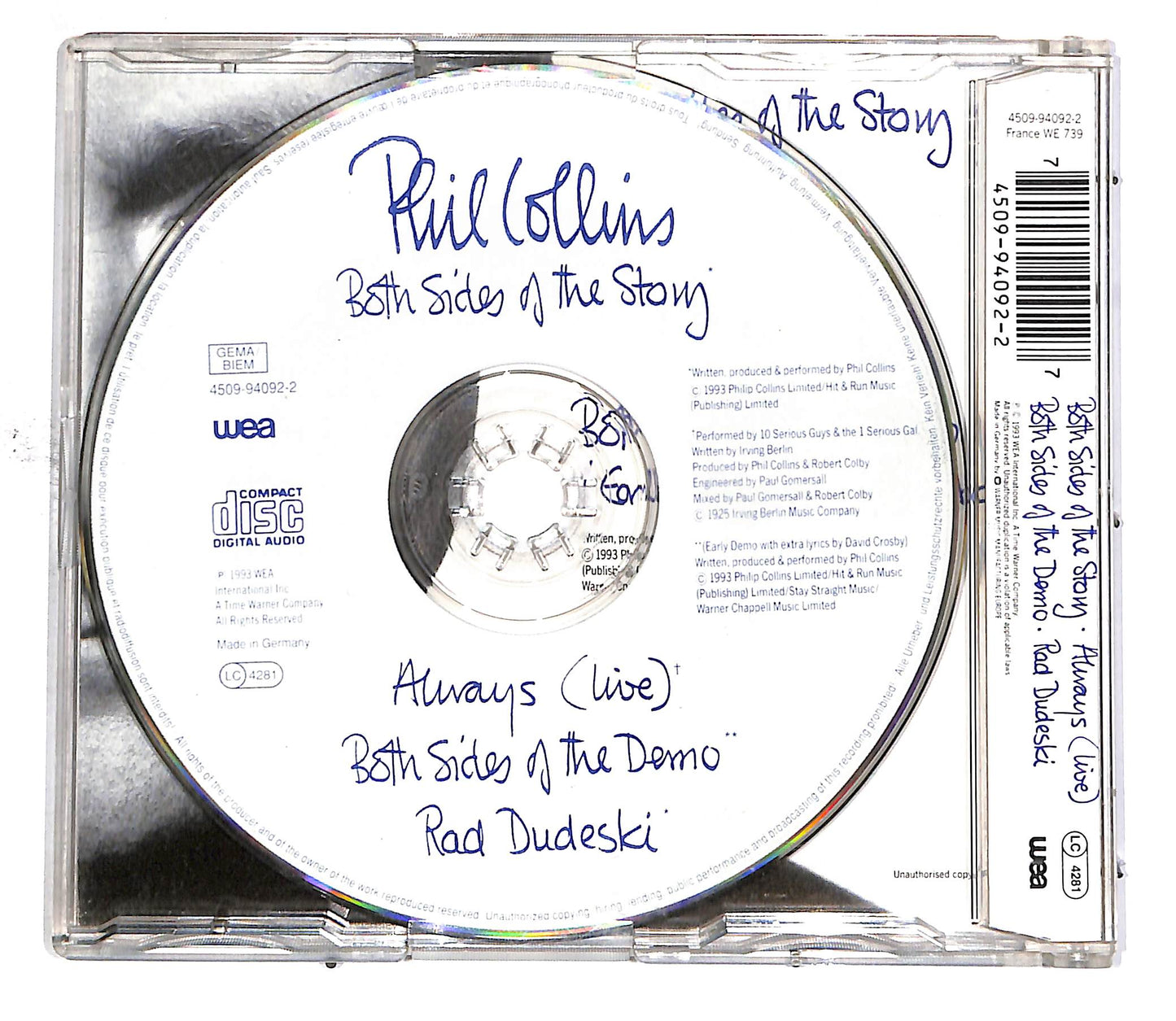EBOND Phil Collins - Both Sides Of The Story CD CD049917