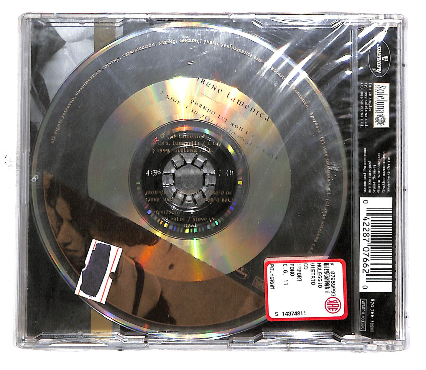 EBOND Irene La Medica - Quando Lei Non C'E - 7 Giorni Su 7 CD CD049924