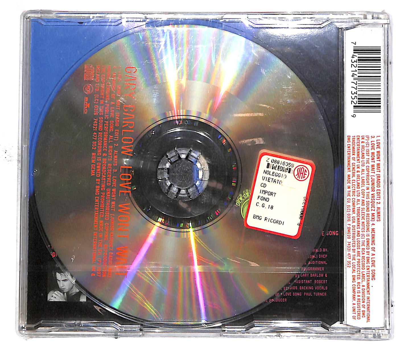 EBOND Gary Barlow - Love Won't Wait CD CD049944