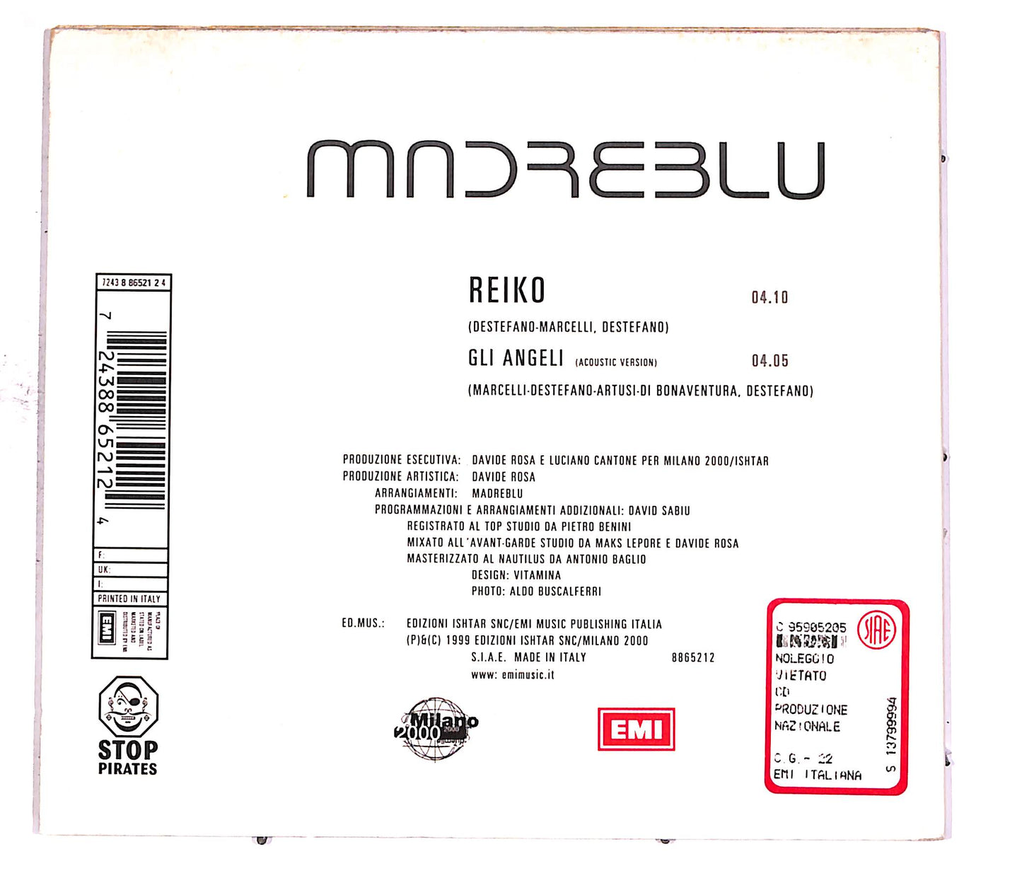EBOND Madreblu - Reiko CD CD050024