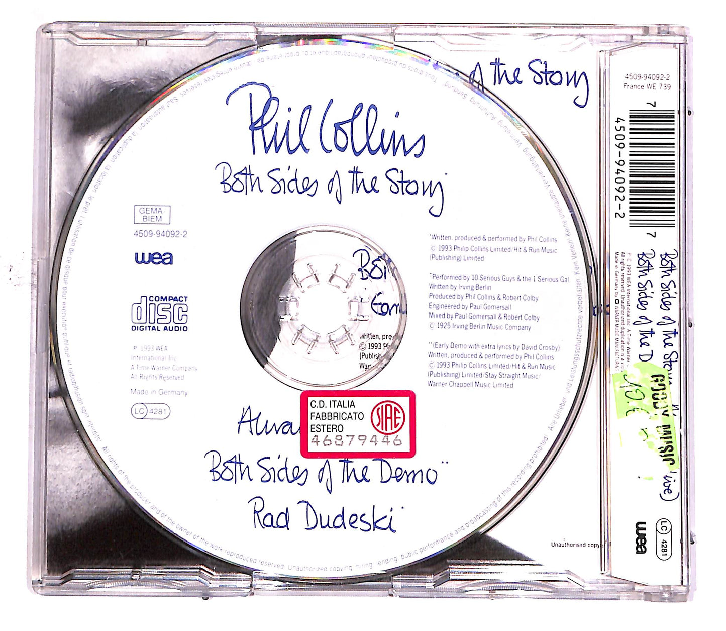 EBOND Phil Collins - Both Sides Of The Story CD CD050032