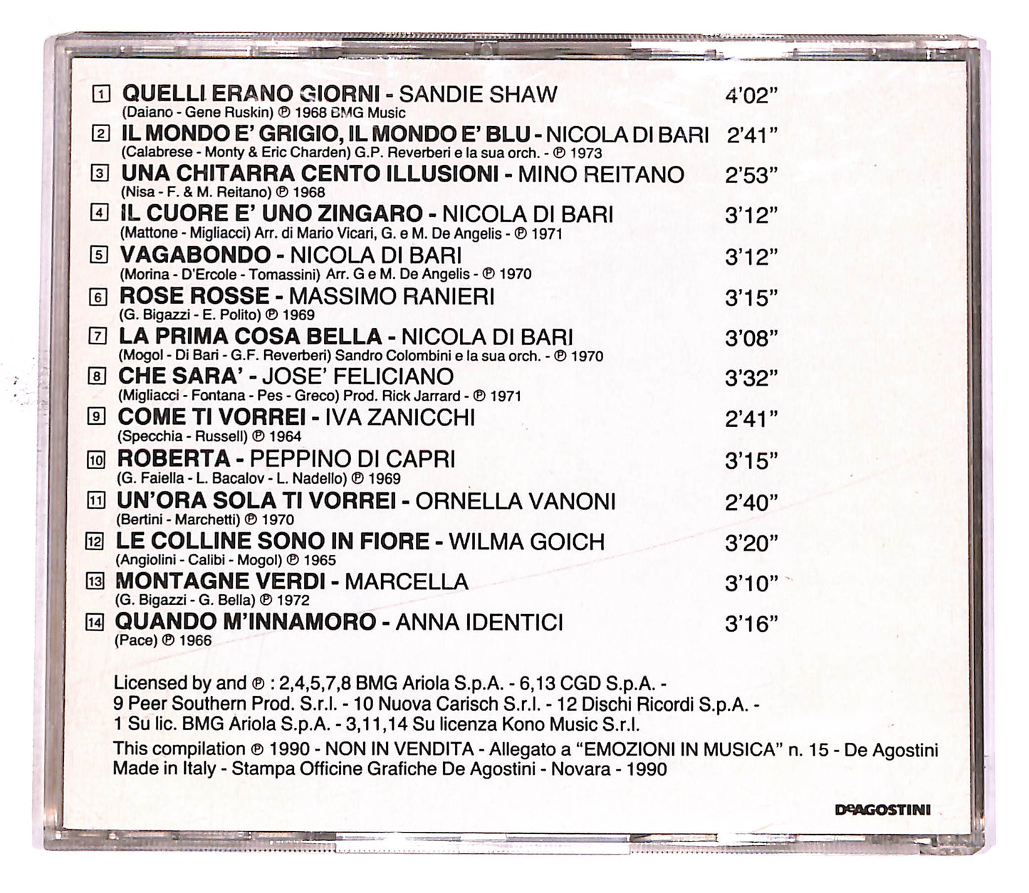 EBOND Various - Nostalgie EDITORIALE CD CD050035