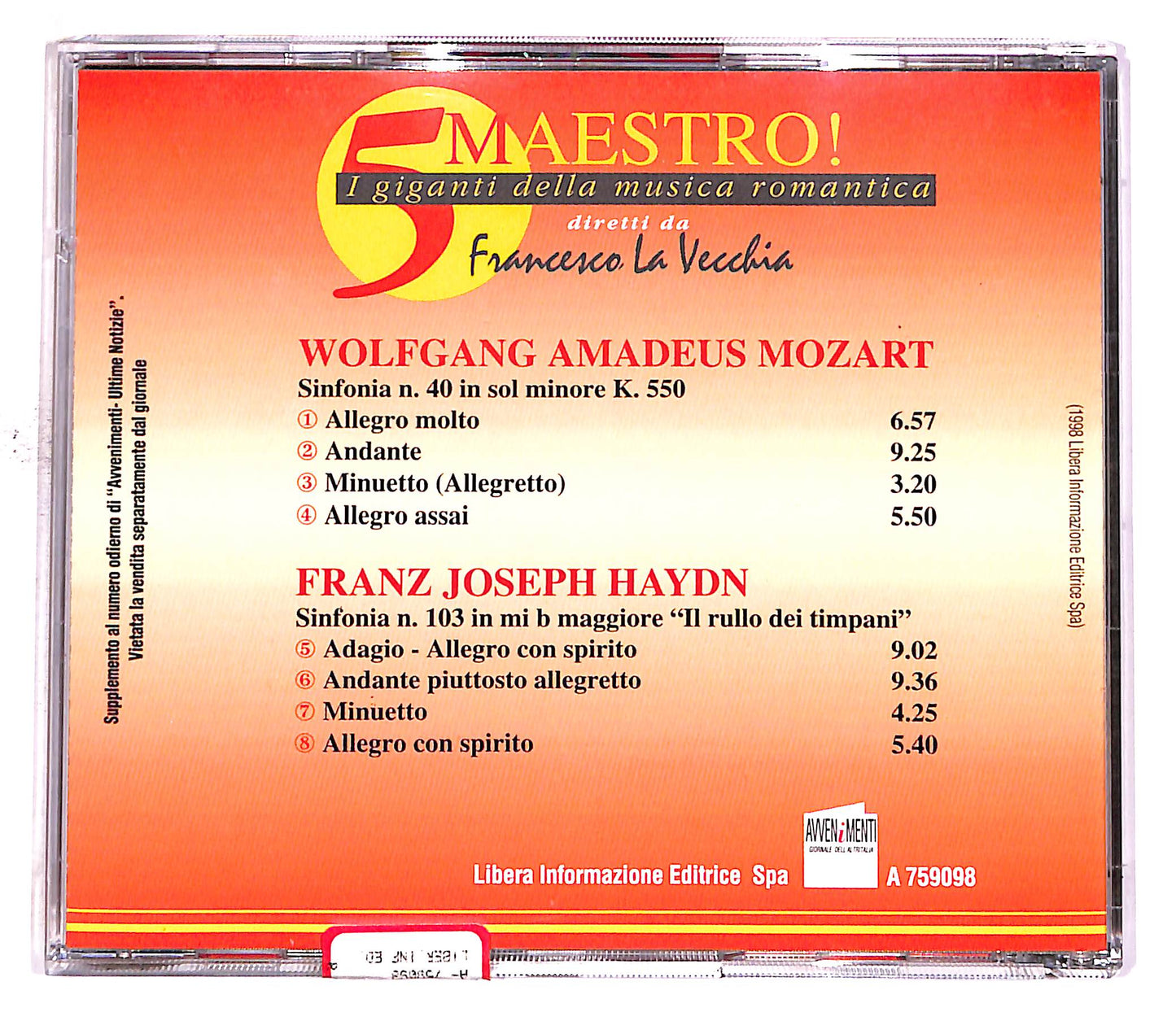 EBOND I Giganti Della Musica Romantica Vol.5 EDITORIALE CD CD050041
