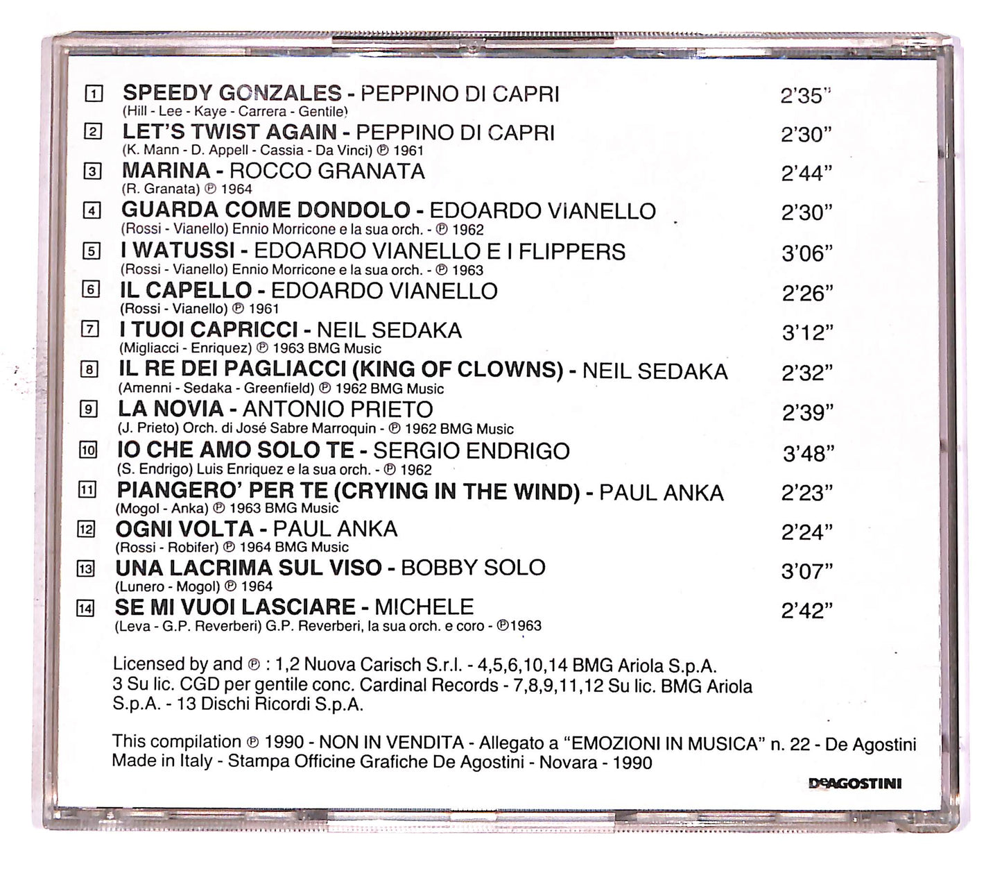 EBOND Various - Dance '60 EDITORIALE CD CD050057