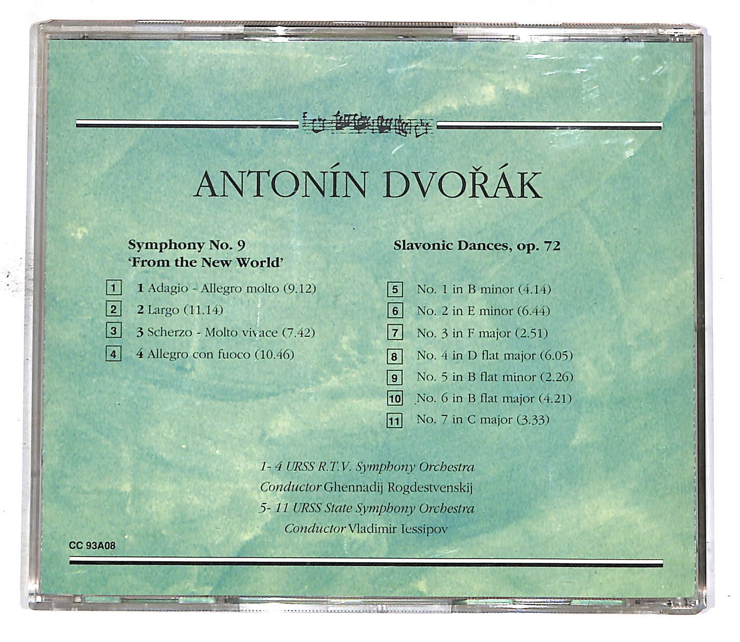 EBOND Dvorak - Symphony No.9 From The New World EDITORIALE CD CD050162