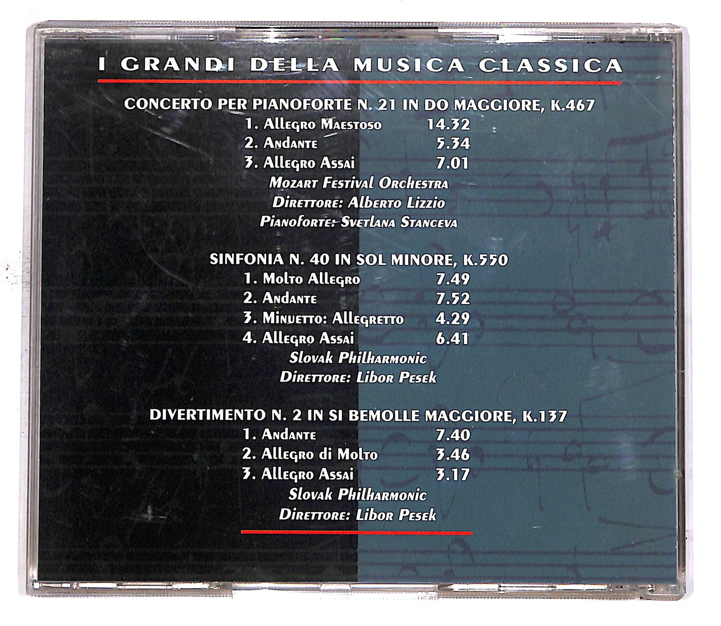 EBOND Mozart - Vol. I EDITORIALE CD CD050207