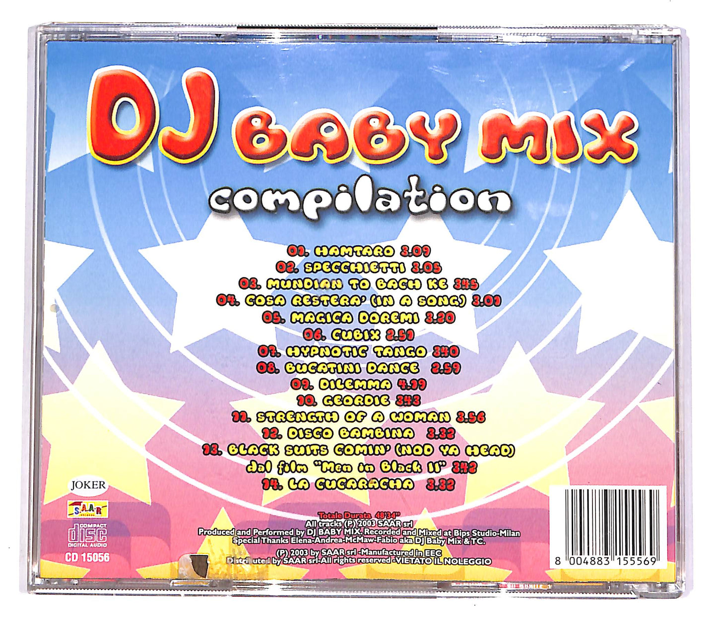 EBOND Various - DJ Baby Mix Compilation CD CD050254