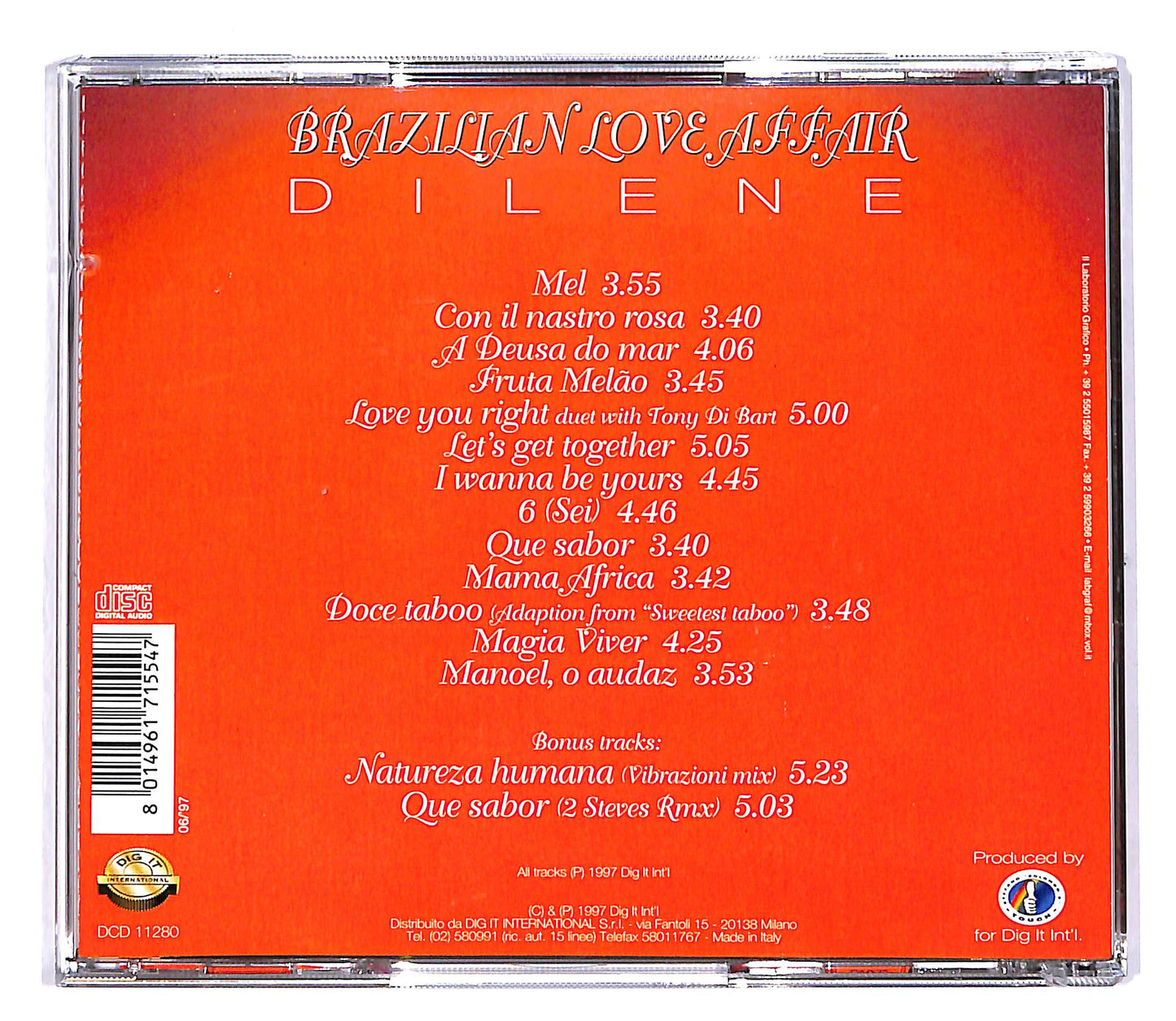 EBOND Brazilian Love Affair - Dilene CD CD050304
