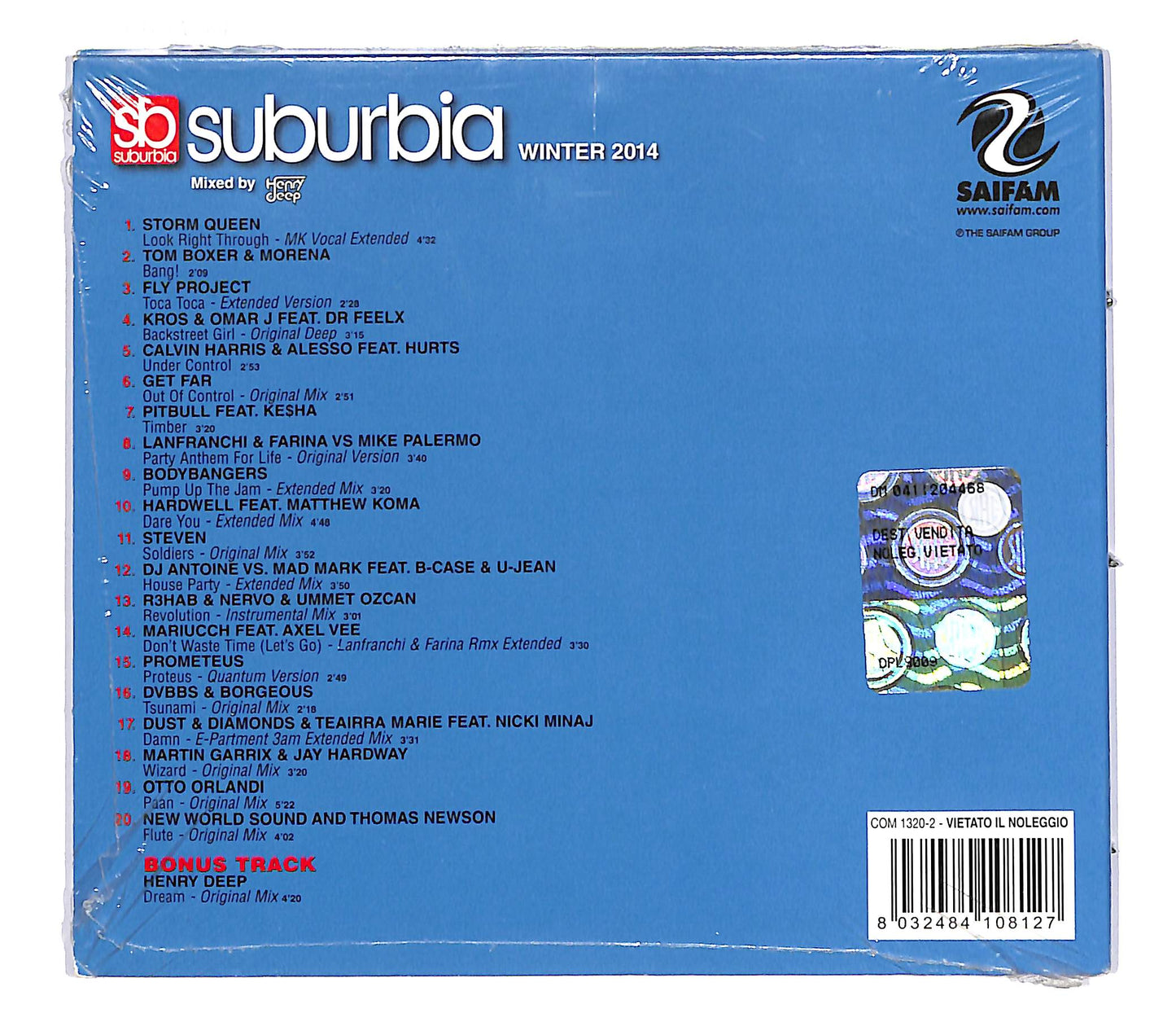 EBOND Various - Suburbia Winter 2014 CD CD050405