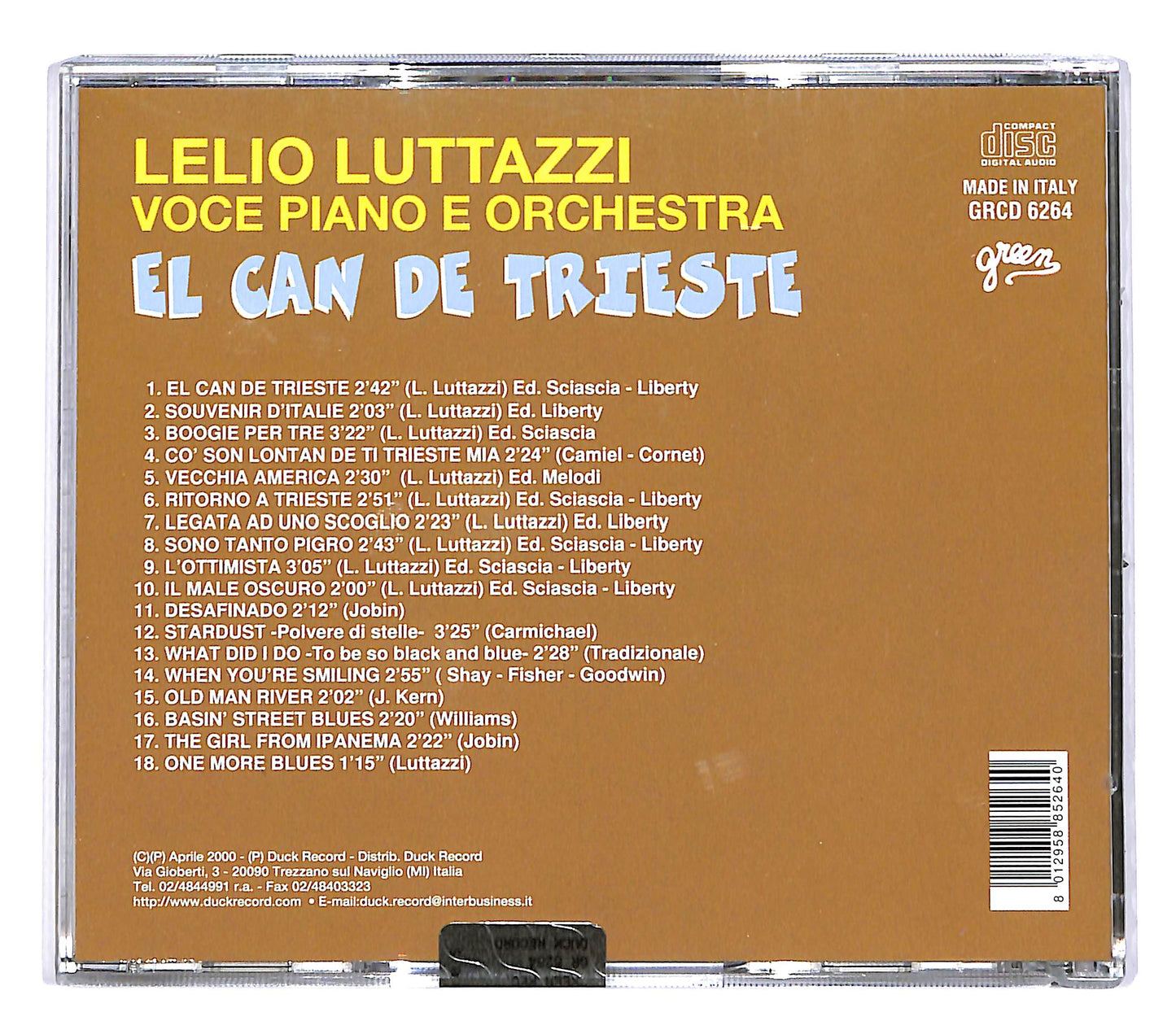 EBOND Lelio Luttazzi - El Can De Trieste CD CD050425