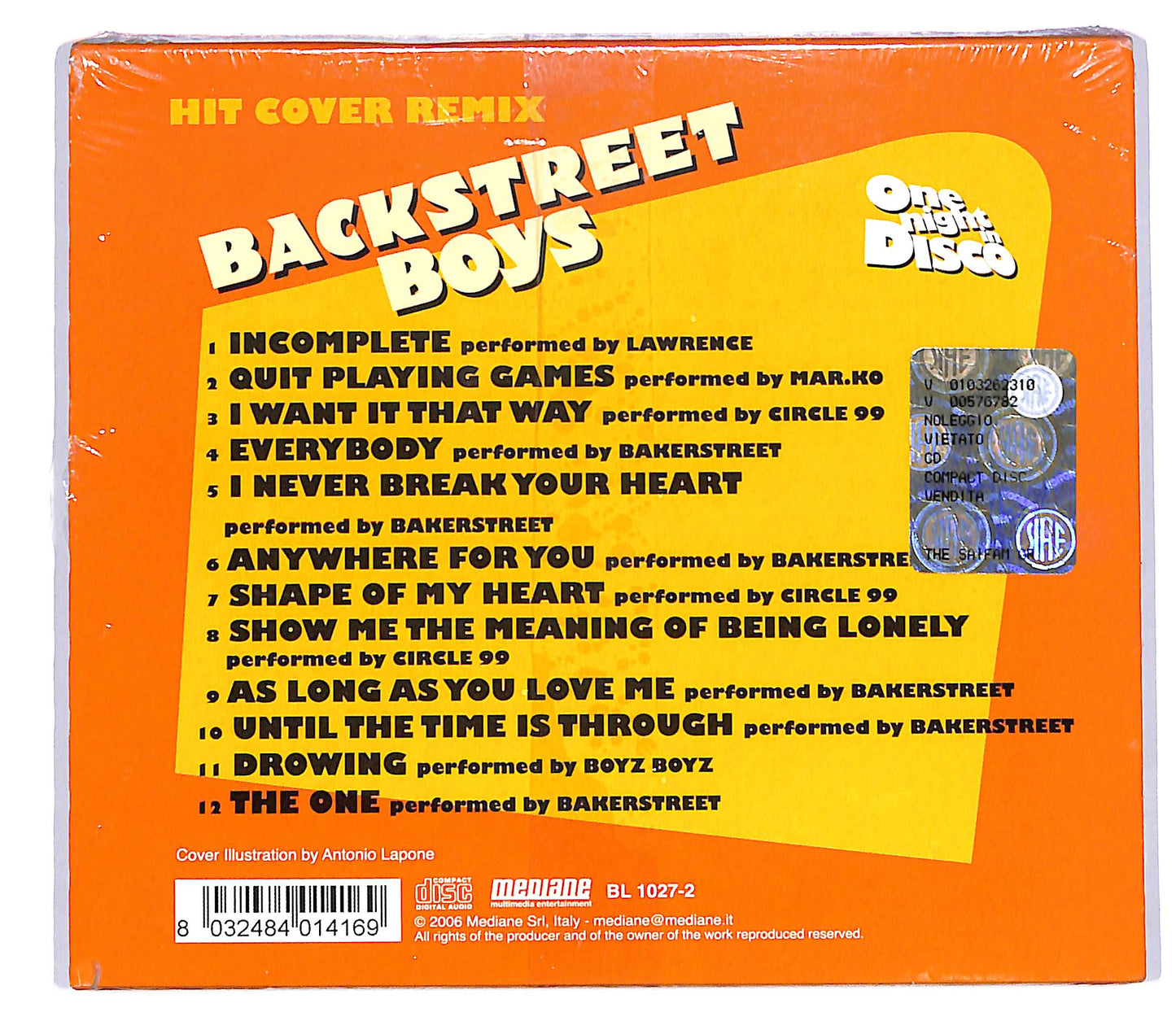 EBOND Various - One Night In Disco - Backstreet Boys CD CD050505