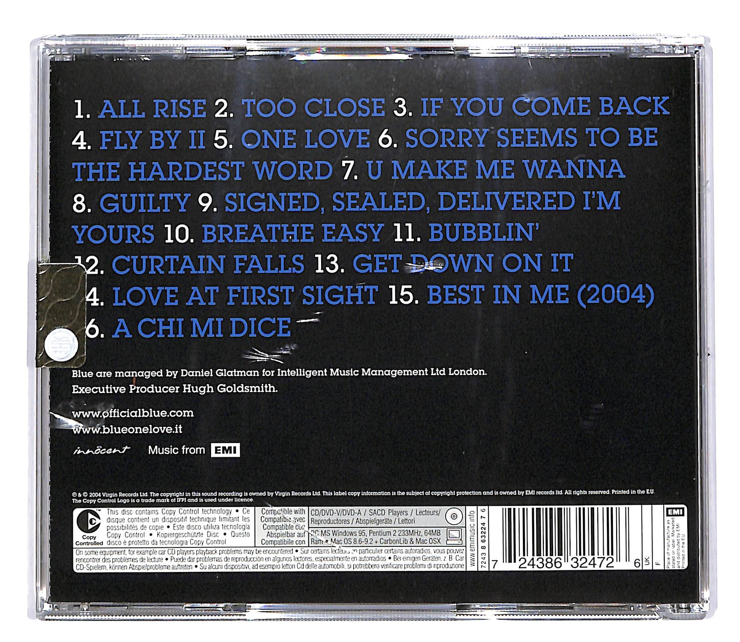 EBOND Blue - Best Of Blue CD CD050544