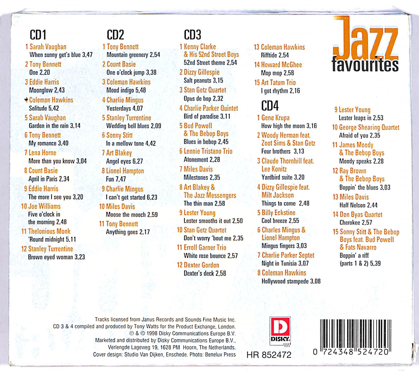 EBOND Various - Jazz Favourites CD CD050549