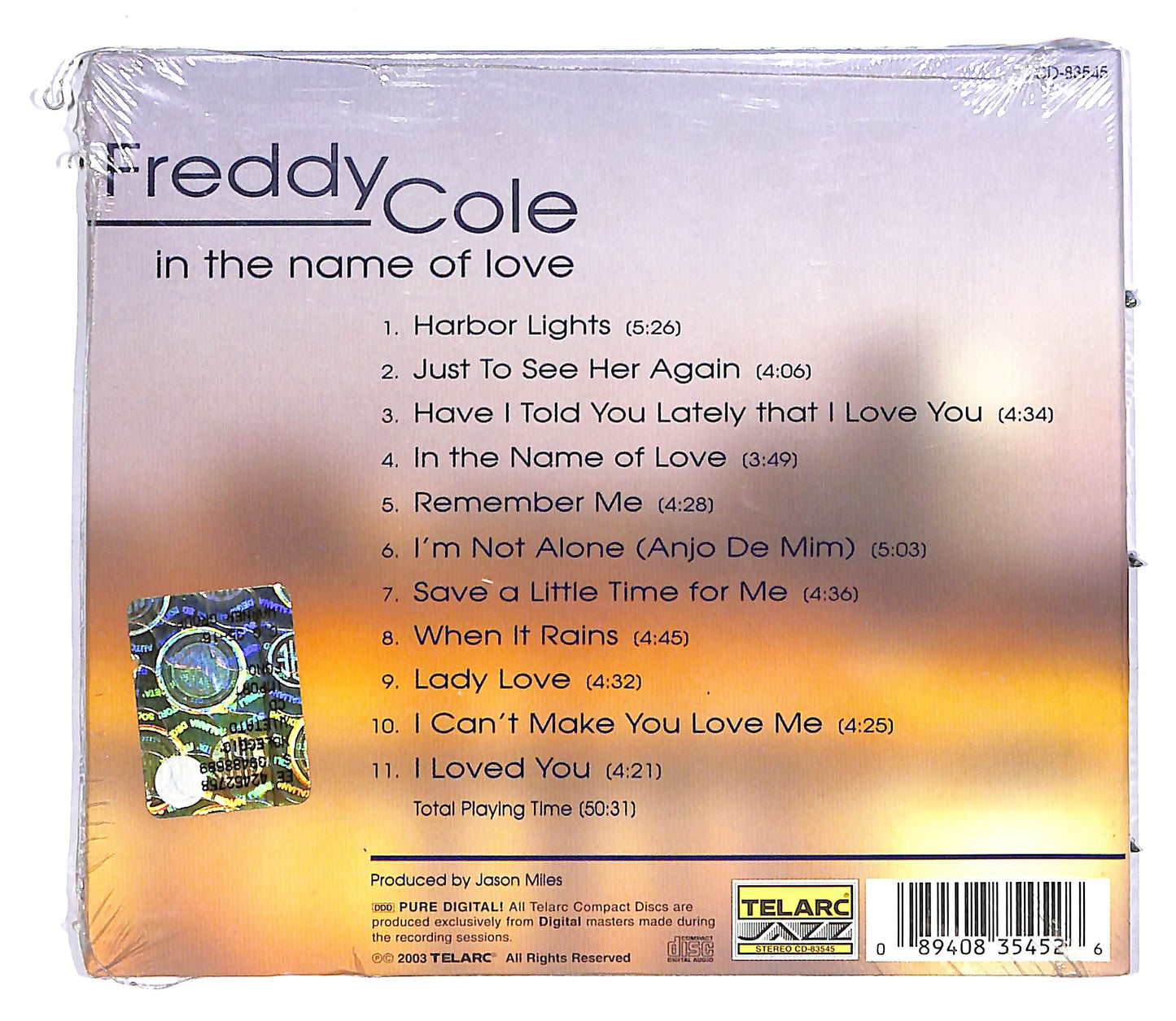EBOND Freddy Cole - In The Name Of Love CD CD050646