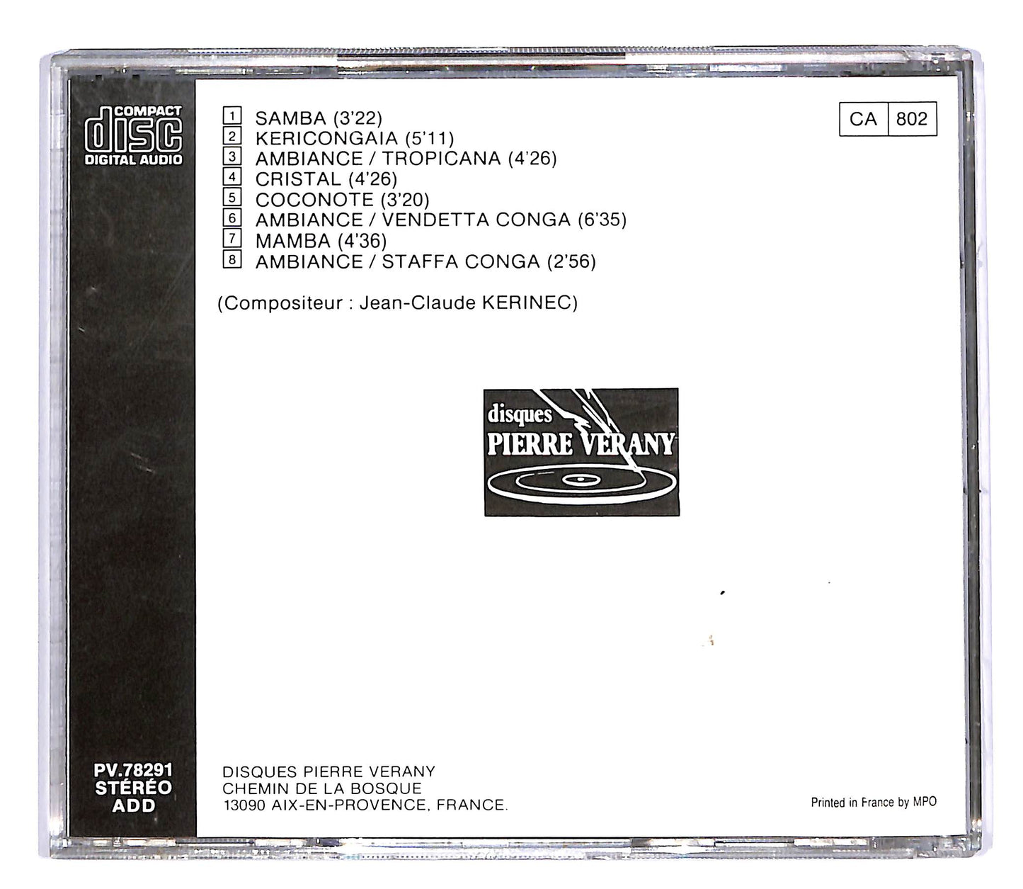 EBOND Mamba Percussions - Mamba Percussions Vol. 1 CD CD050748