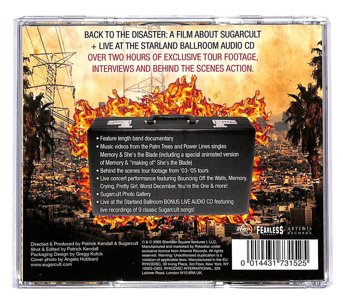EBOND Sugarcult - Back To The Disaster + DVD CD CD050764
