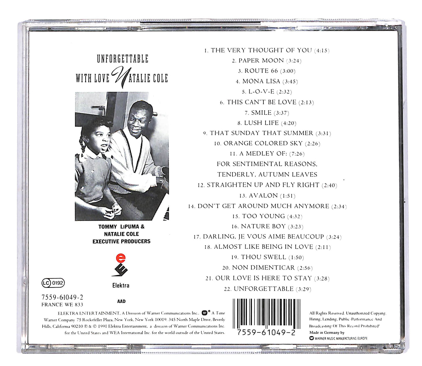 EBOND Natalie Cole - Unforgettable With Love CD CD050801