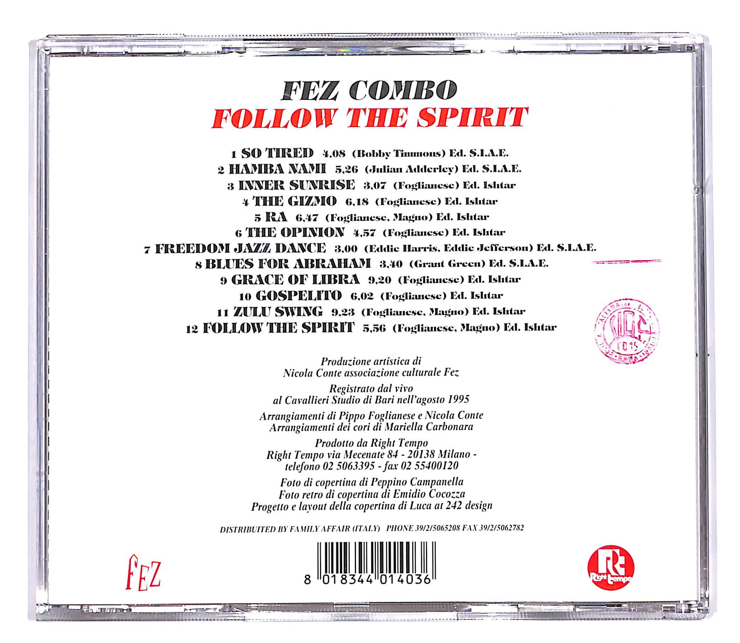 EBOND Fez Combo - Follow The Spirit CD CD050832