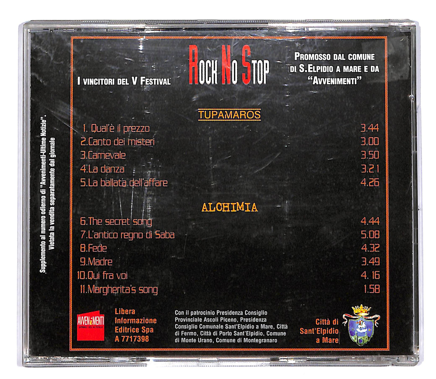 EBOND Tupamaros e Alchimia - Rock No Stop EDITORIALE CD CD050929