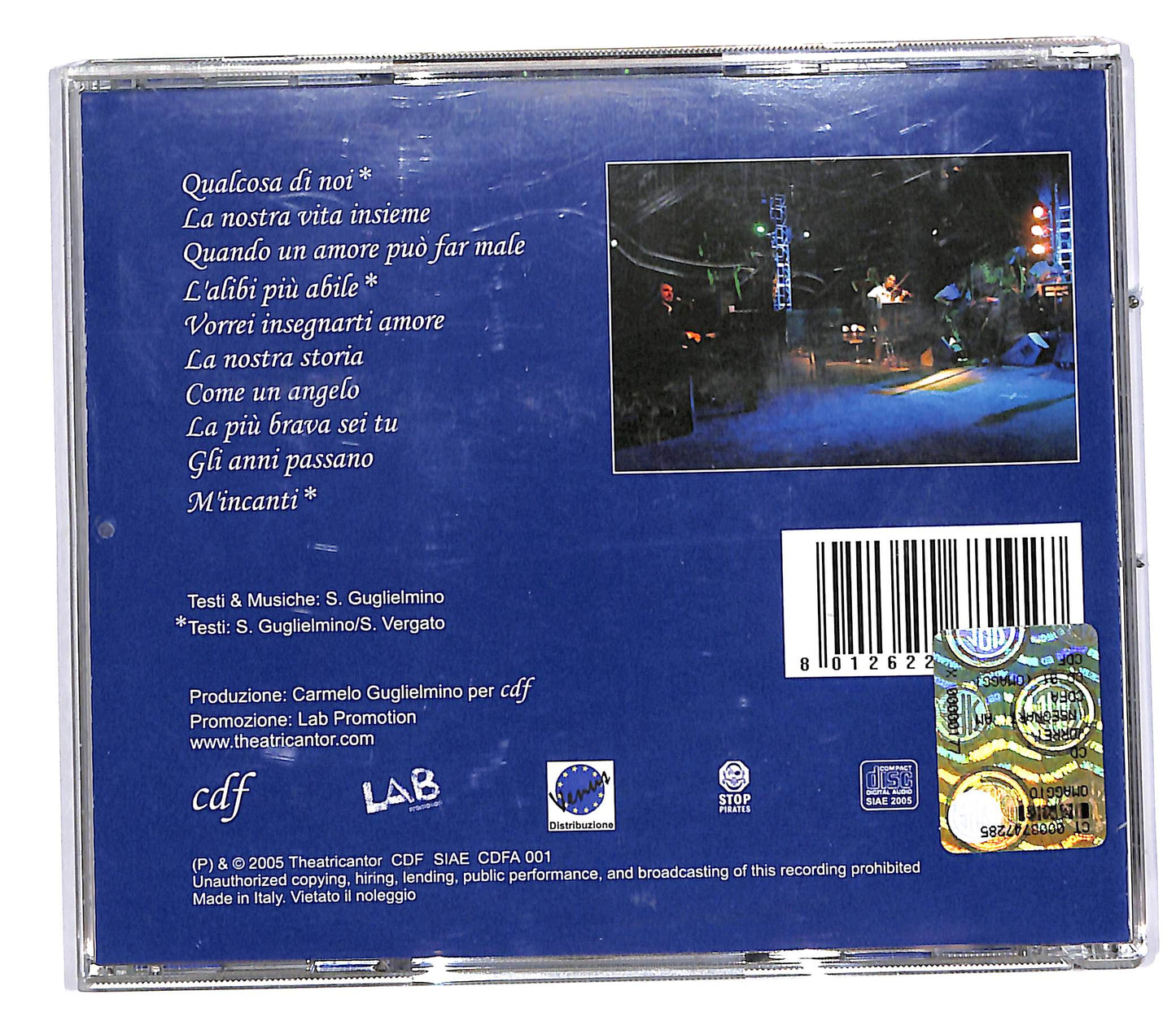 EBOND Theatricantor - Vorrei Insegnarti Amore CD CD050941