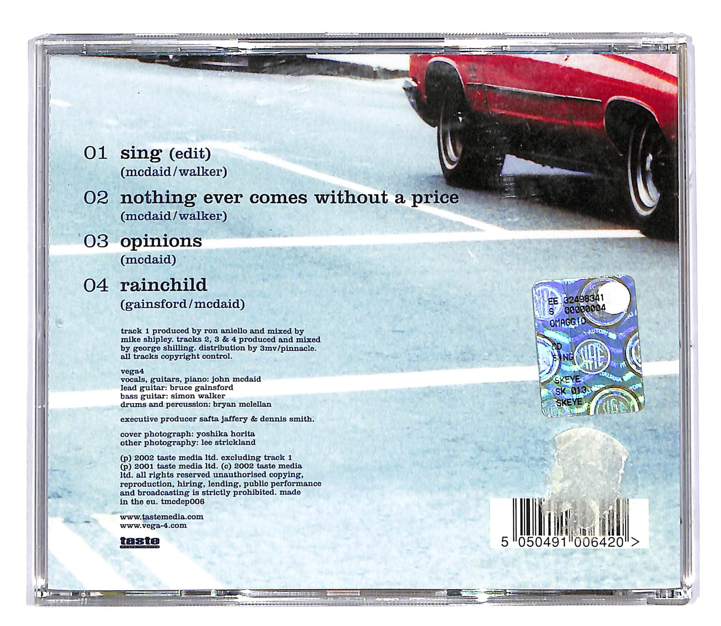 EBOND Vega 4 - Sing EDITORIALE CD CD050942
