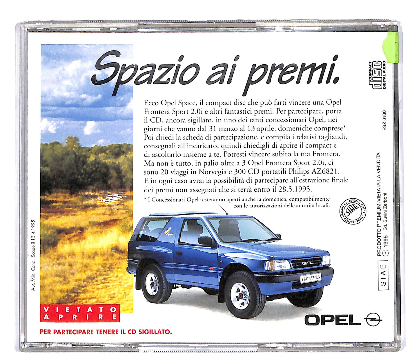 EBOND Various - Opel Space CD CD050943