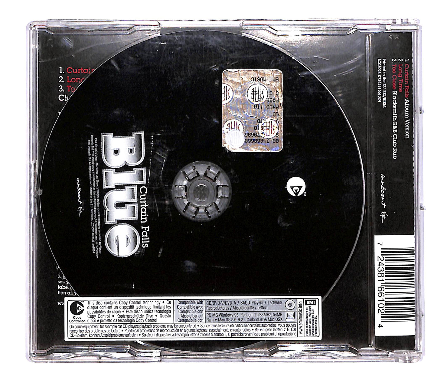 EBOND Blue - Curtain Falls CD CD050950