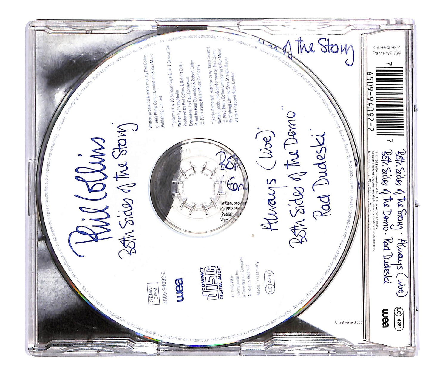 EBOND Phil Collins - Both Sides Of The Story CD CD050957