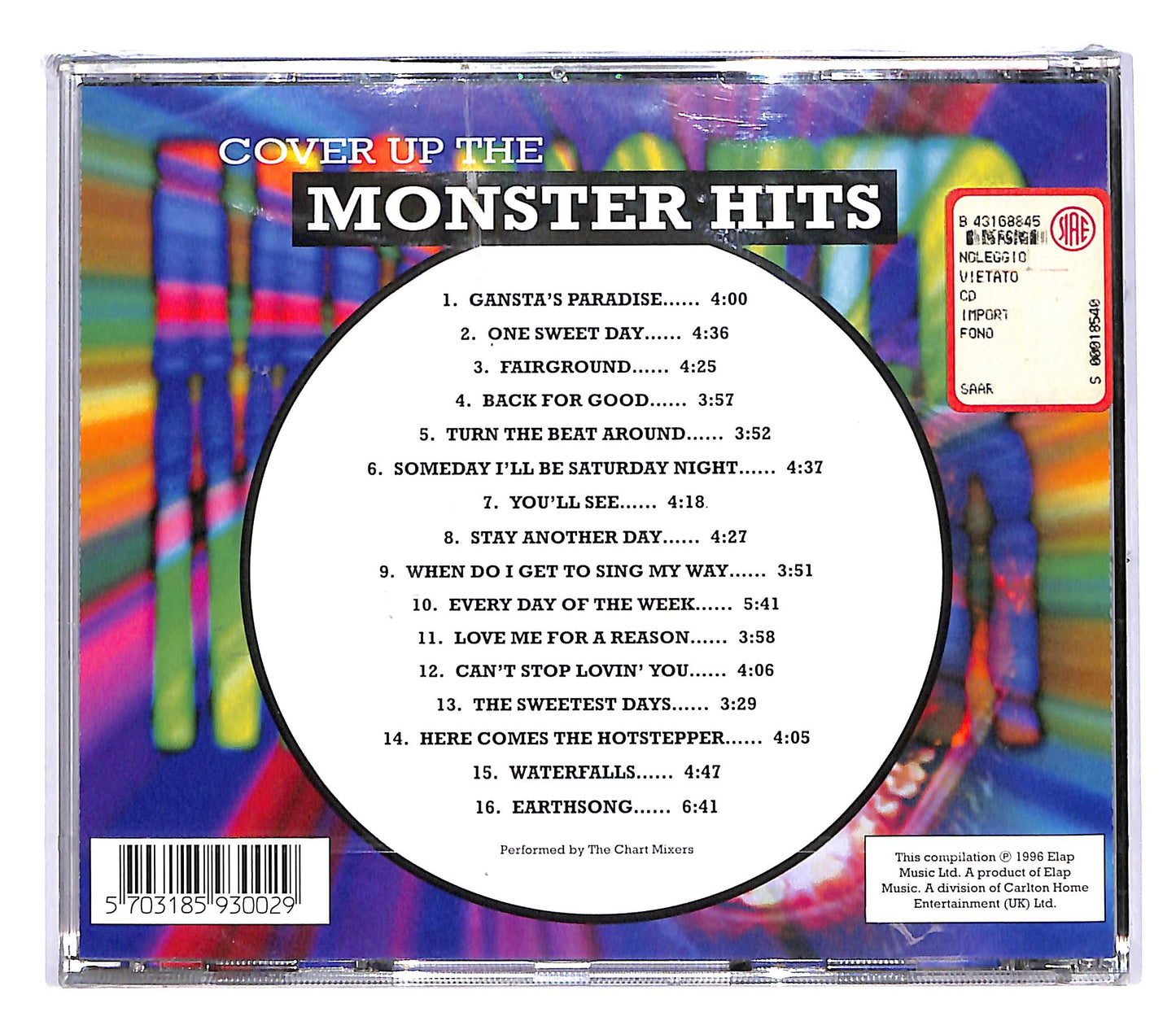 EBOND Various - Cover Up the Monster Hits CD CD051015