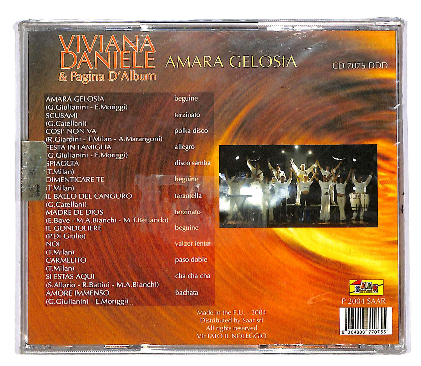 EBOND Viviana Daniele e Pagina D'Album - Amara Gelosia CD CD051023