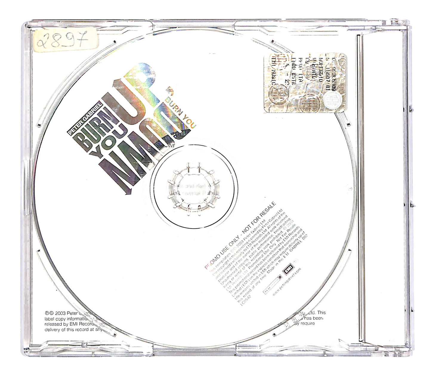 EBOND Peter Gabriel - Burn You Up, Burn You Down CD CD051030