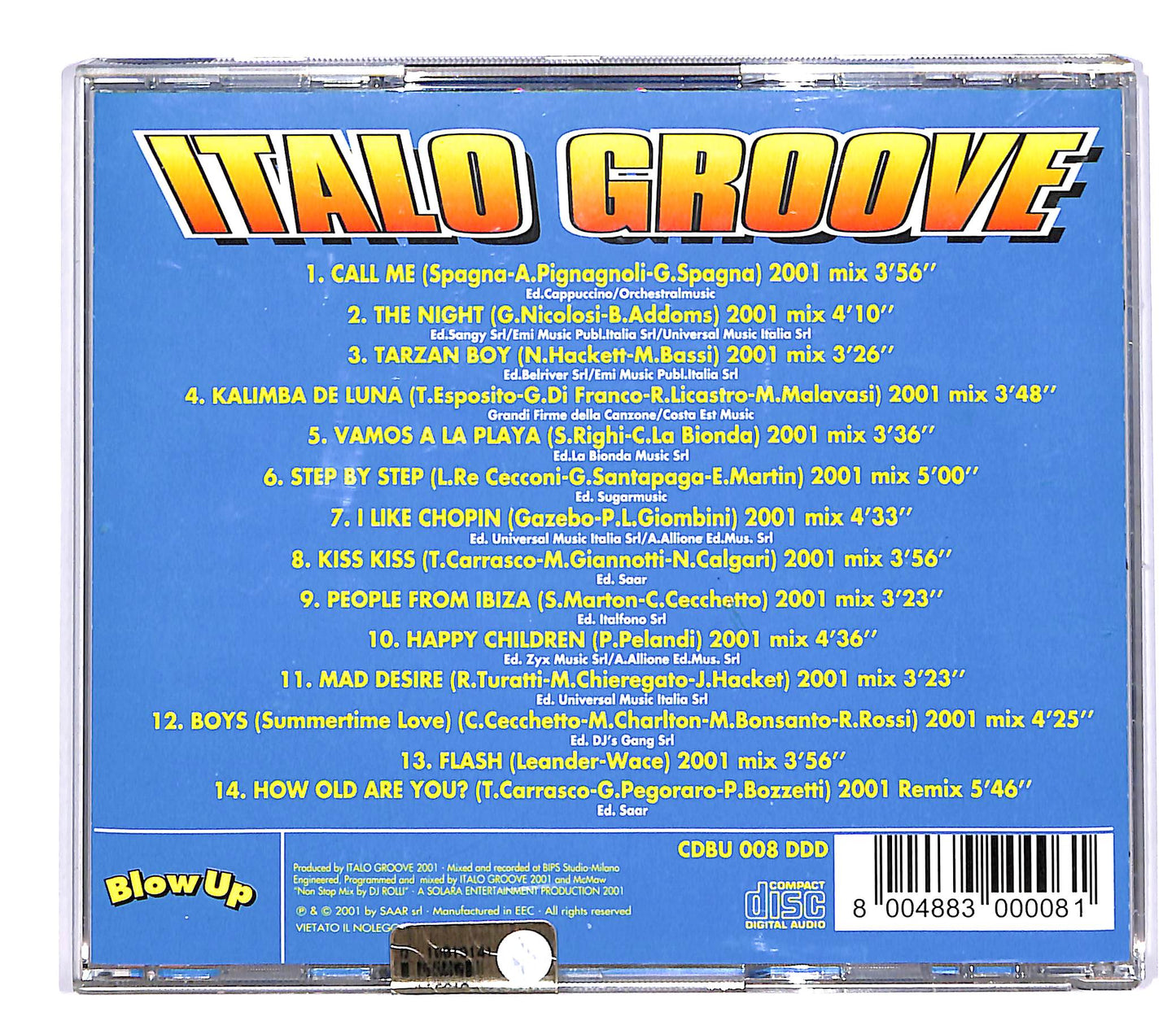 EBOND Various - Italo Groove 2001 CD CD051066