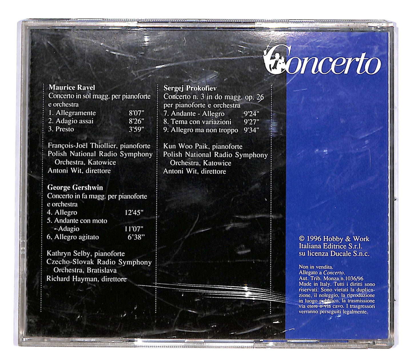 EBOND Various - Ravel Gershwin Prokofiev EDITORIALE CD CD051104