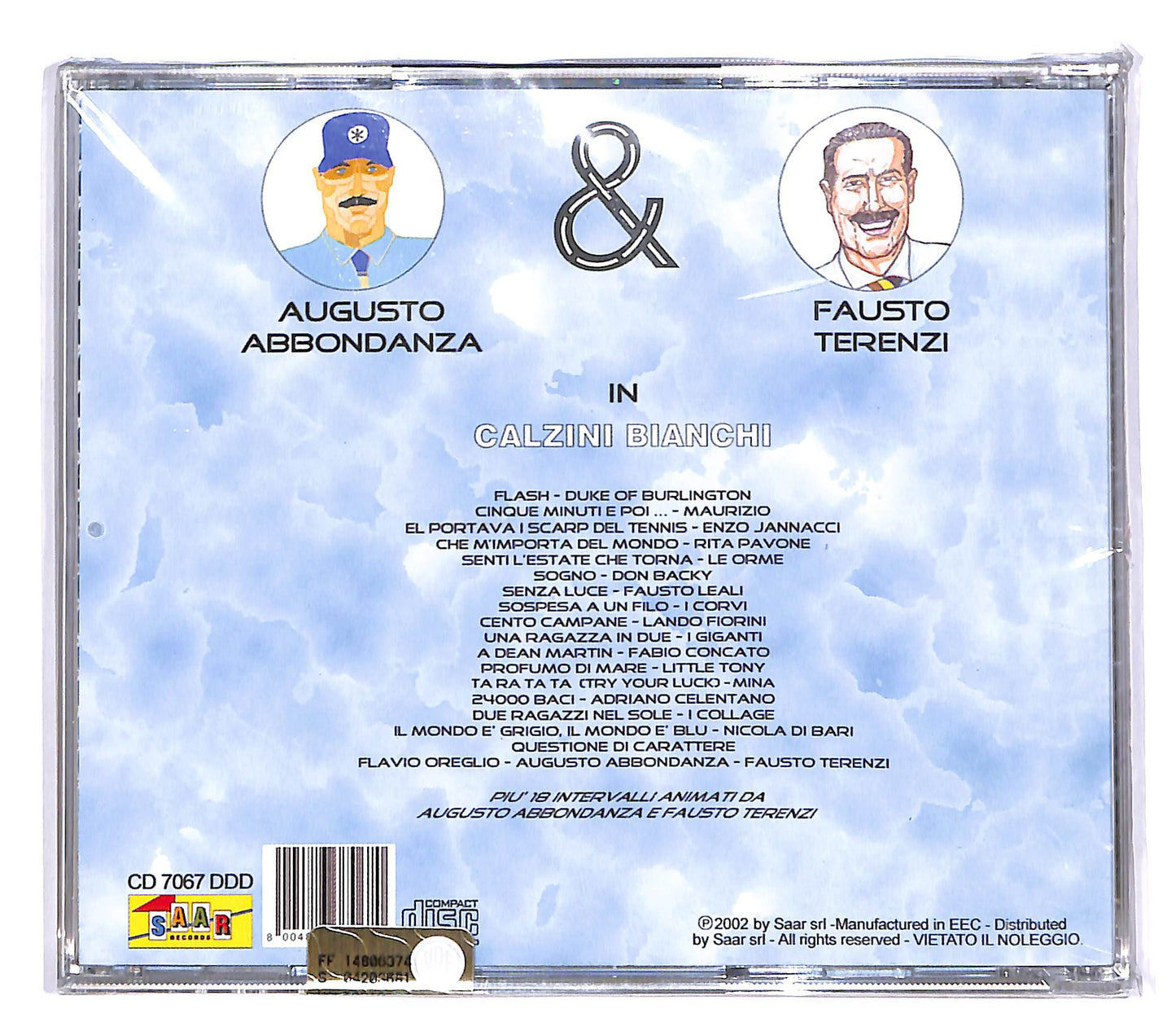 EBOND Augusto Abbondanza - Fausto Terenzi - Calzini bianchi CD CD051130
