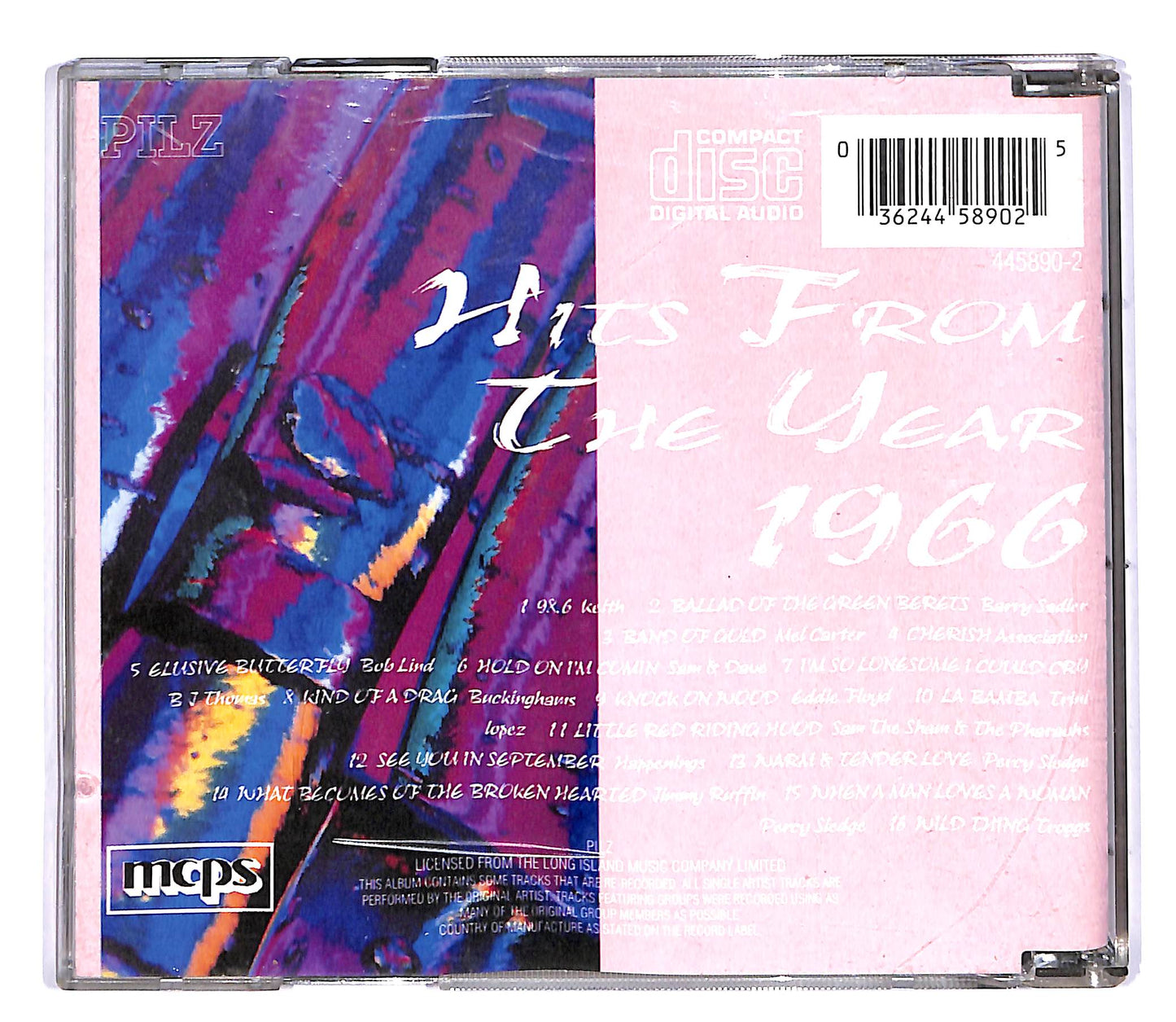 EBOND Various - Hits From The Year 1966 CD CD051135