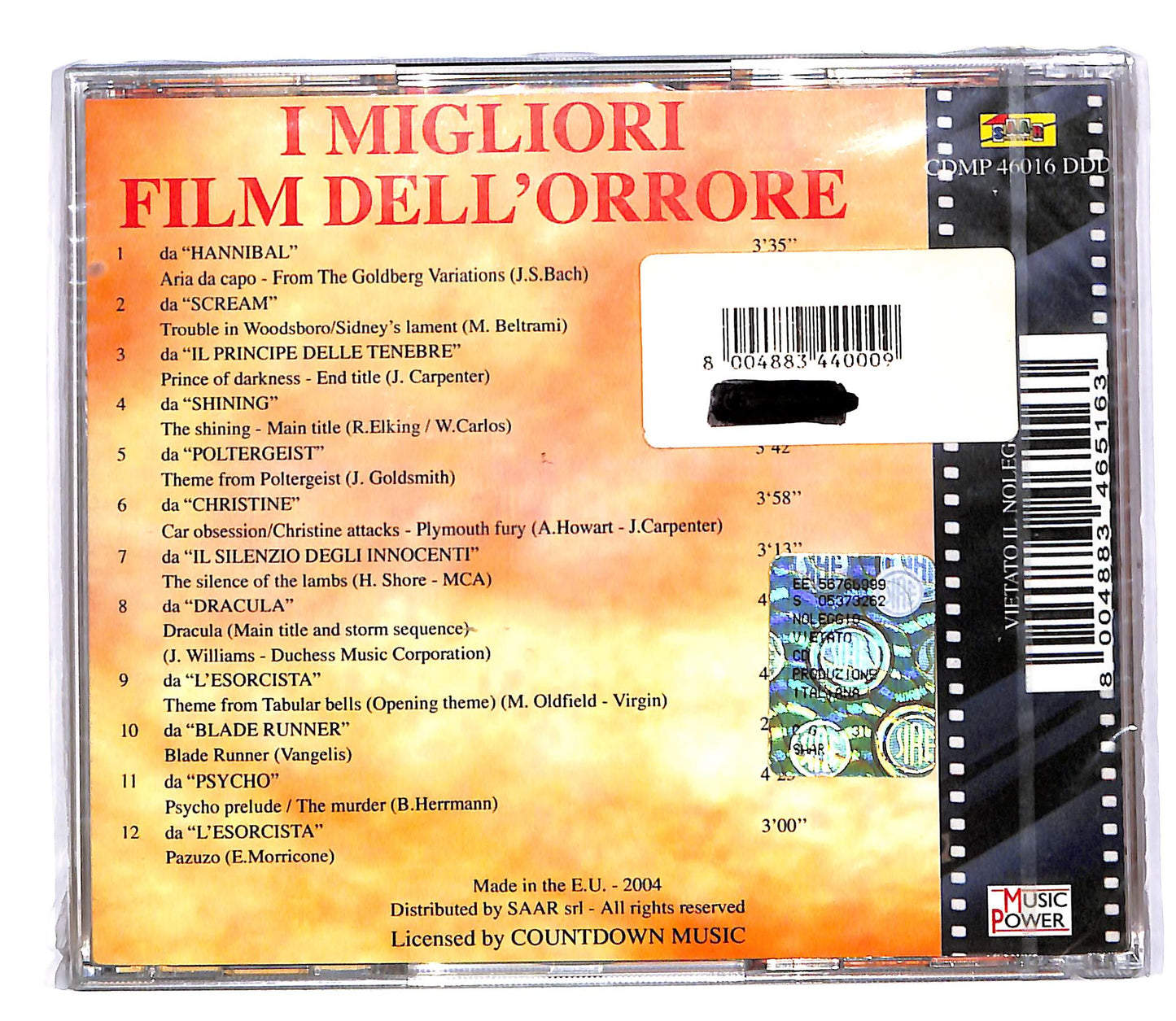 EBOND Various - i migliori film dell'orrore CD CD051147